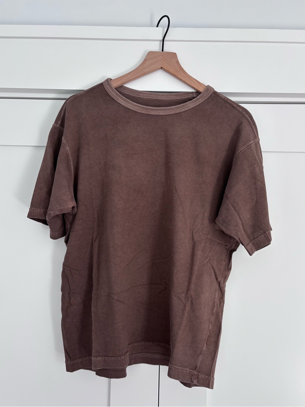 Buck Mason Classic Men's Brown Crewneck T-Shirt
